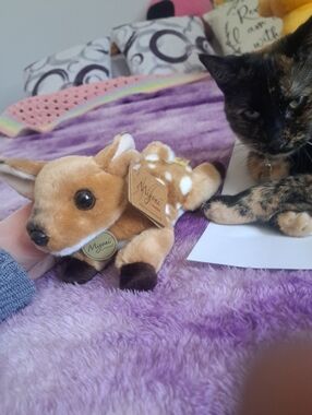 Miyoni Plush Fawn Stuffed Animal - Light Brown